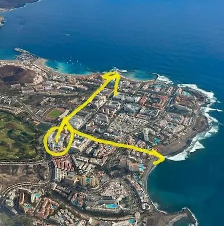 شقة Tenerife Sur Centrico Piscina Terraza Playa بلايا ذي لاس أميريكاس